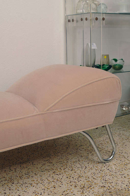 Art Deco Chaise In Good Condition For Sale In West Palm Beach, FL