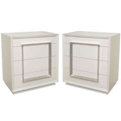 Pair of 1940
s Lacquered Dressers