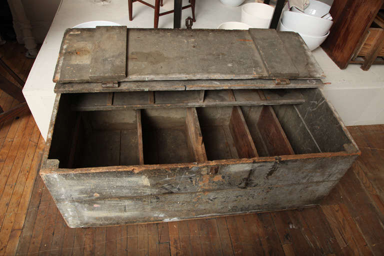 19th c. Railway Engineers Trunk For Sale 5