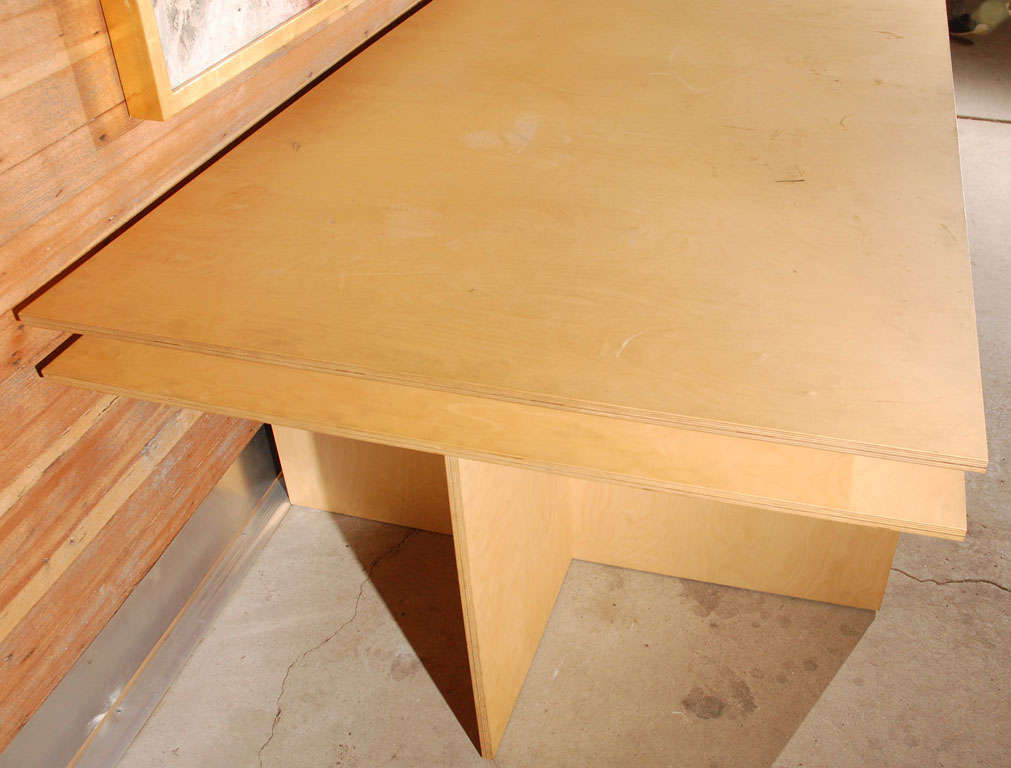 Plywood Table by Donald Judd In Good Condition In Los Angeles, CA