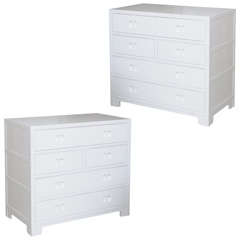 Pair of Michael Taylor for Baker Bachelors Chests