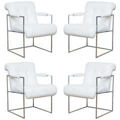 Milo Baughman for Thayer Coggin Dining Arm Chairs