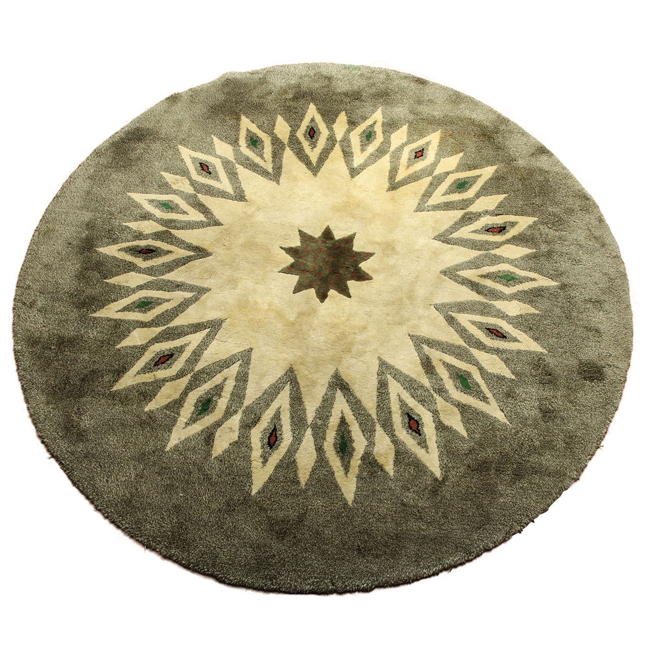 Leleu Art Deco Rug at 1stDibs round art deco rug