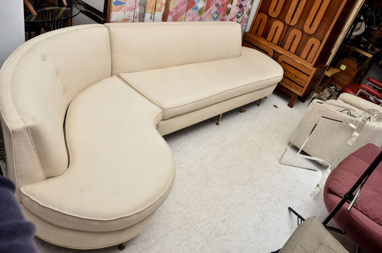 Mid-Century Modern T.H. Robsjohn Gibbings Style Sofa