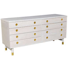 Bleached Mahogany Dresser by Renzo Rutili for John  Stuart