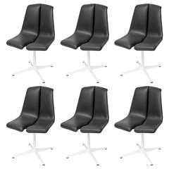 Set of 6 Dining Chairs by Richard Schultz for Knoll