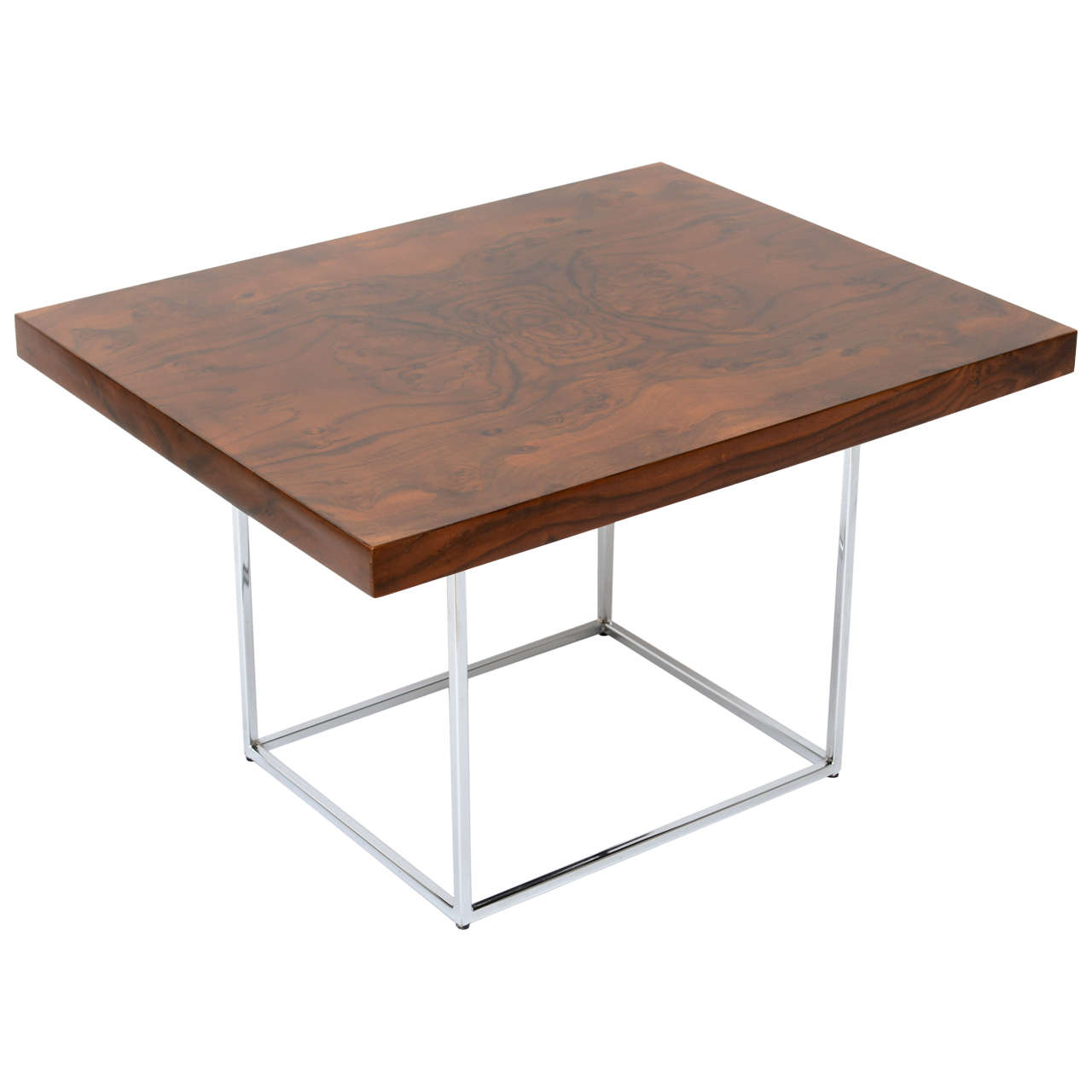 Milo Baughman Rosewood Coffee Side Table At 1stdibs