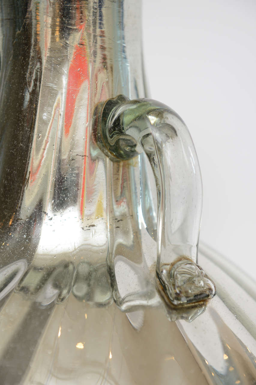 Mercury Silver over Glass Monumental Bottle or Jug 4