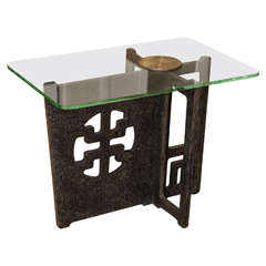 Asian Inspired Side Table by James Mont, circa 1940