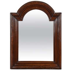 Antique 18th C Louis XIV Walnut mirror