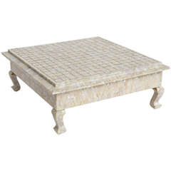 Mother-of-Pearl and Brass Low Table 3