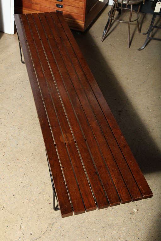 Mid-20th Century early Harry Bertoia Bench
