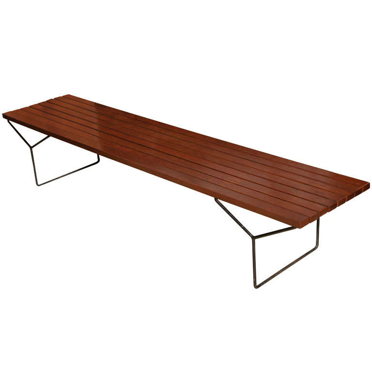 early Harry Bertoia Bench