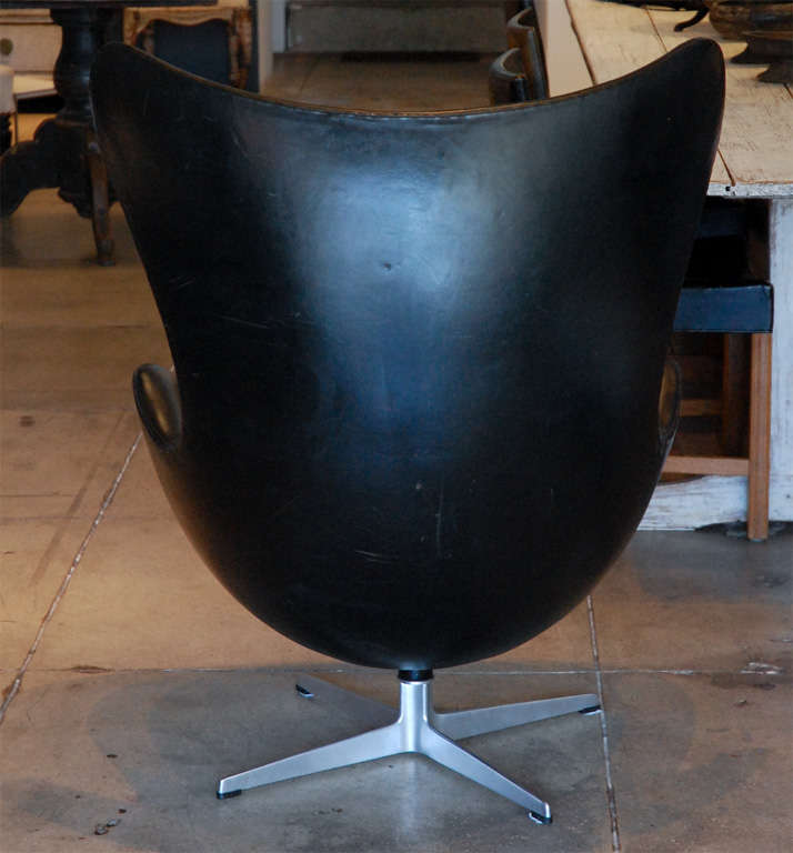 Aluminum Arne Jacobsen Egg Chair , Denmark 1960