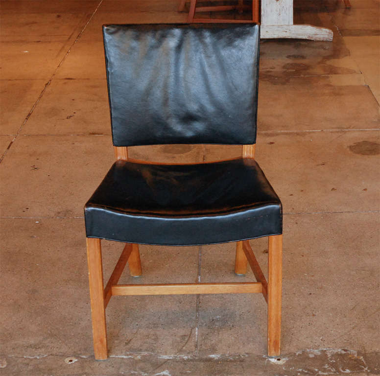 Set of Kaare Klint Dining Chairs, Denmark, 1965 In Excellent Condition In Los Angeles, CA