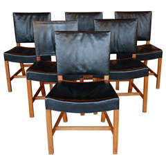 Set of Kaare Klint Dining Chairs, Denmark, 1965