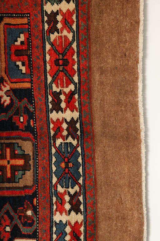 Antique 1900s Persian Meeshan Malayer Rug, Garden Design, 8' x 16' For Sale 1
