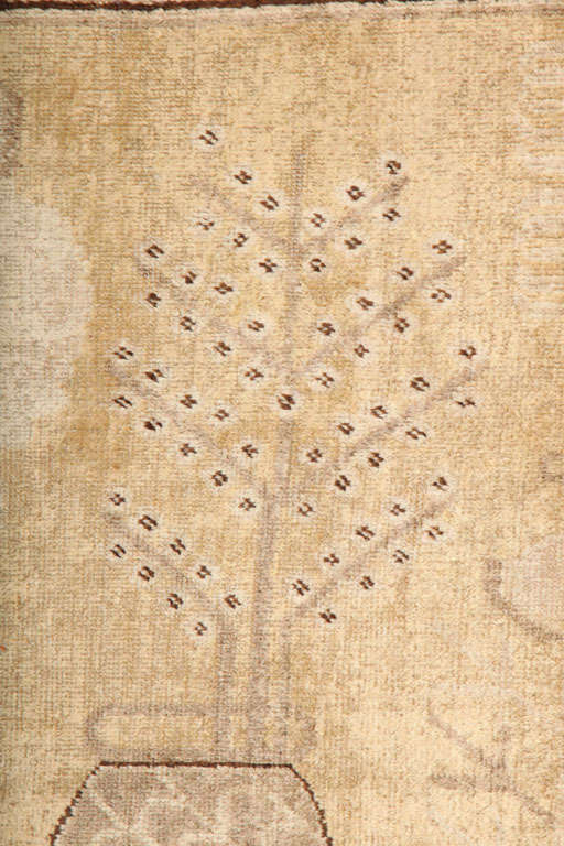 Antique 1870s Persian Samarkand Khotan Rug, 7' x 14' For Sale 1