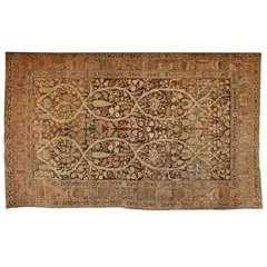 1870 Persian Haji Jalili Tabriz Carpet with Tree of Life Design 4