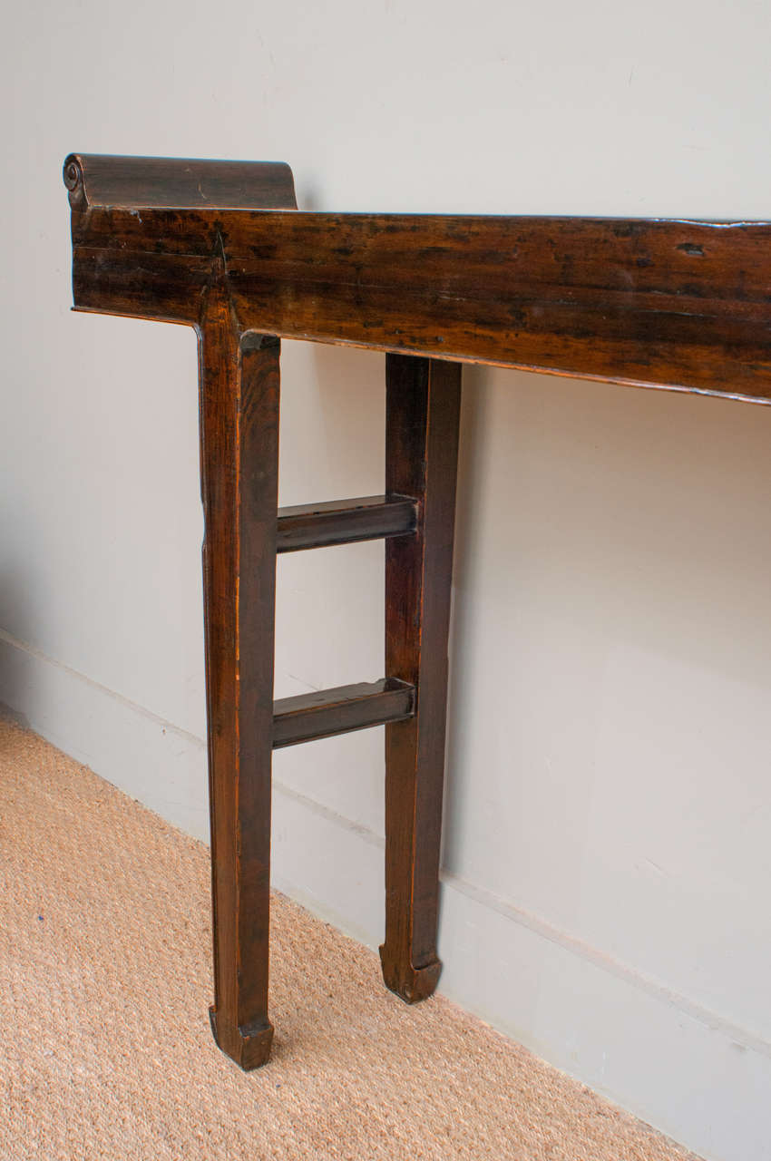 18th Century Long and Narrow Chinese Console Table 1