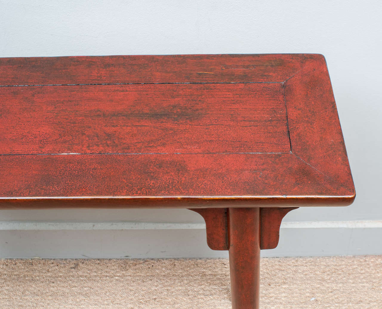Ming Style Red Lacquer Altar Table In Excellent Condition In Washington, DC