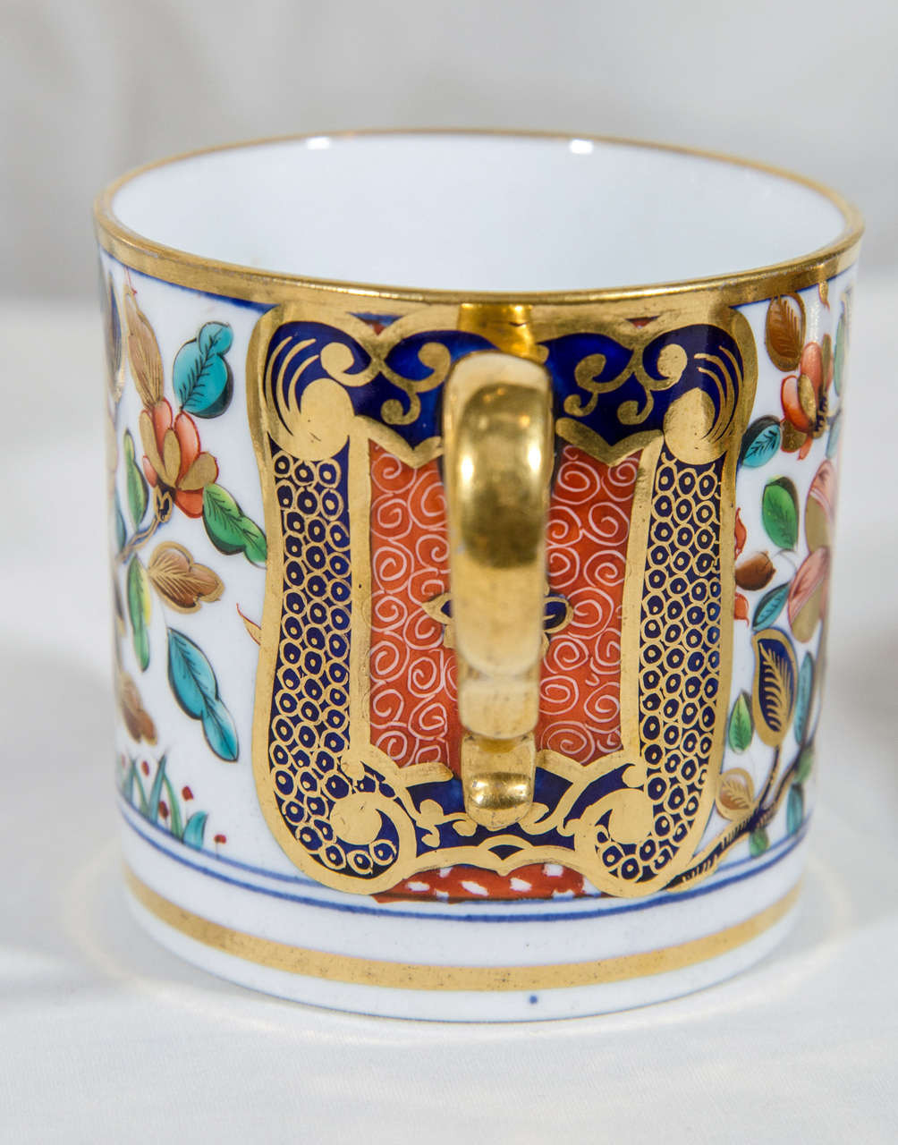 Antique Porcelain Demitasse Imari Style Coffee Cups at 1stDibs