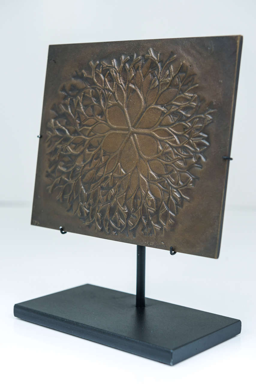 Signed dated Ruth Asawa 1979' (lower edge); uniquely numbered (lower left) from the limited edition of 2500. 
Cast by Berkeley Art Foundry (copyright stamp on the reverse) 
Stamped 