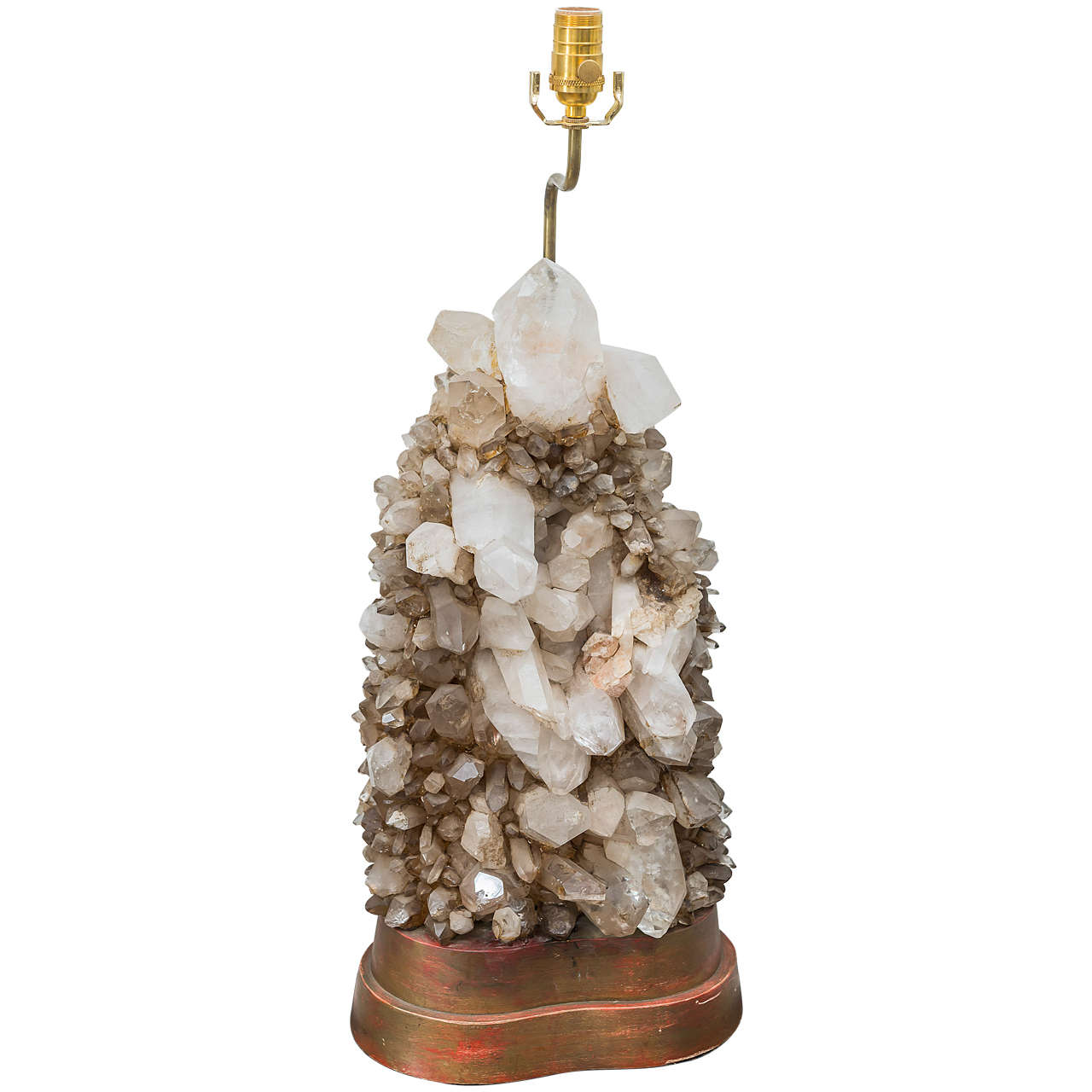 Carole Stupell Rock Crystal Lamp For Sale