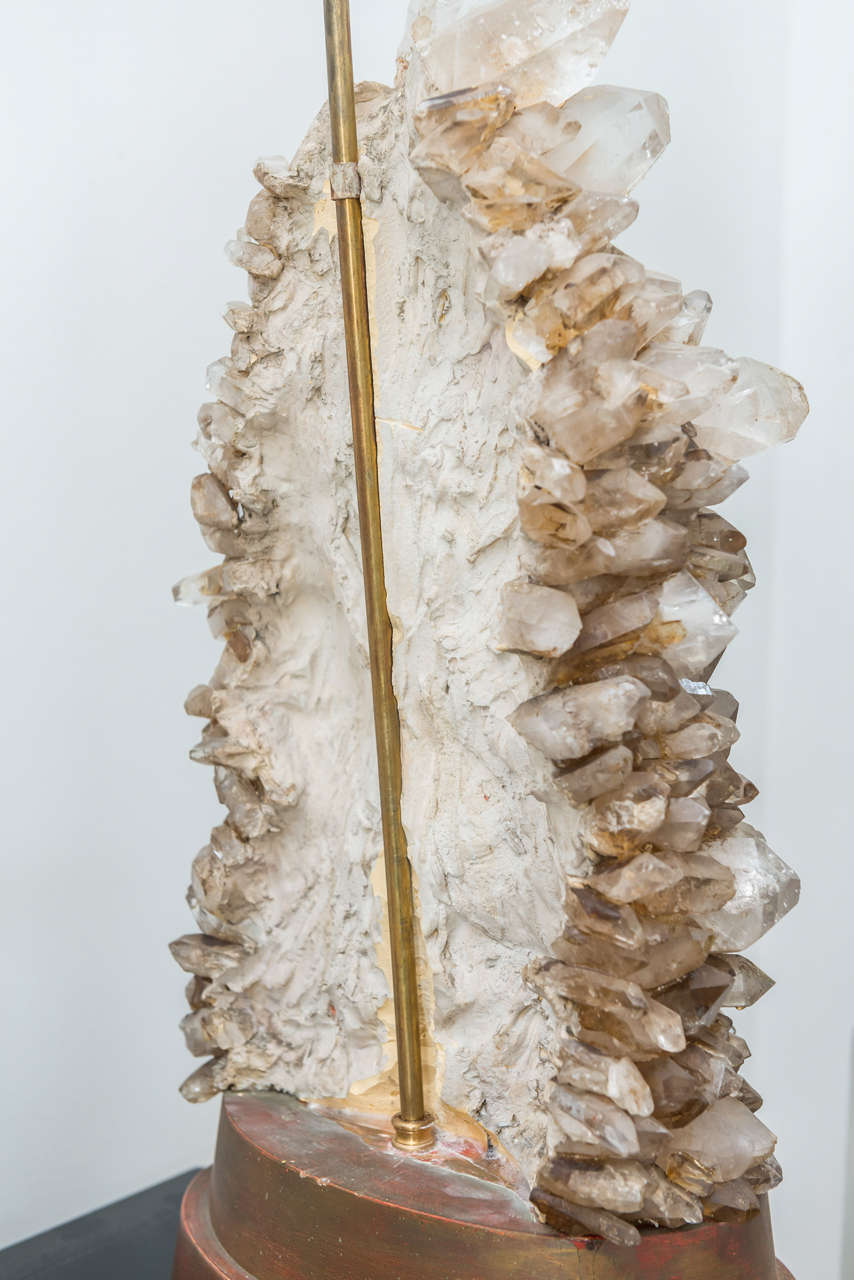 Carole Stupell Rock Crystal Lamp For Sale 3