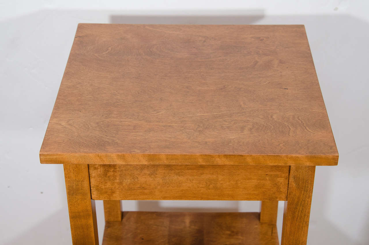 Swedish A Birch Occasional Table