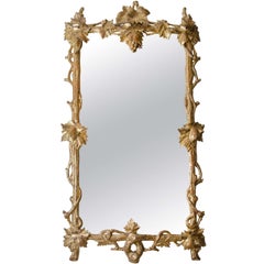 French 19th Century Grapevine Motif Mirror