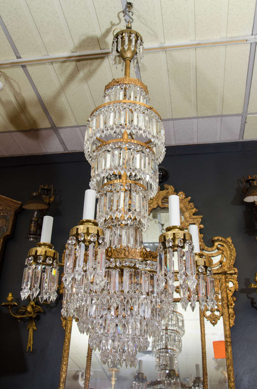 Continental Reverse Wedding Cake Chandelier