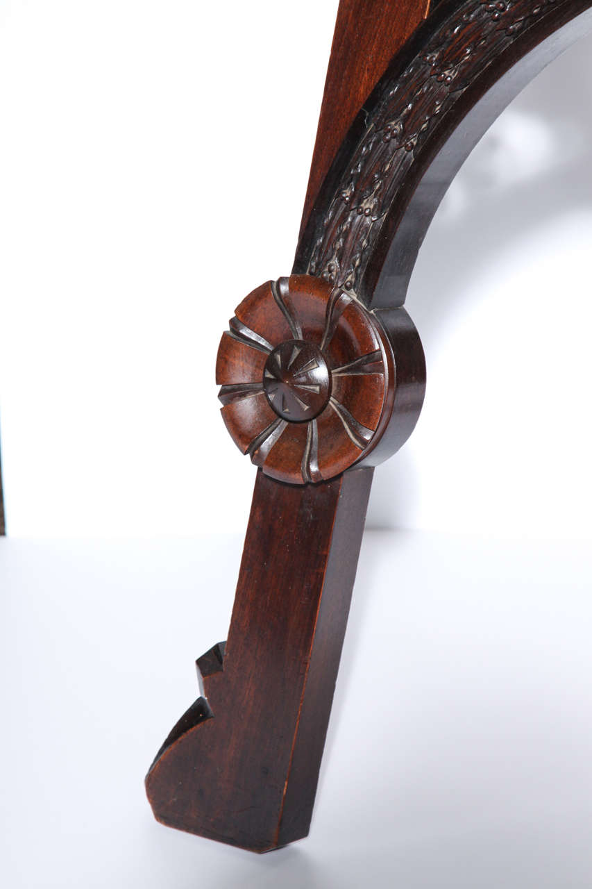 Late 19th C. Carved Mahogany Easel 3