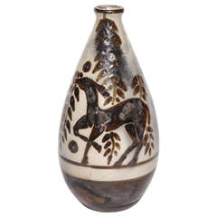 Primavera, Glazed ceramic vase, France, c. 1928 6