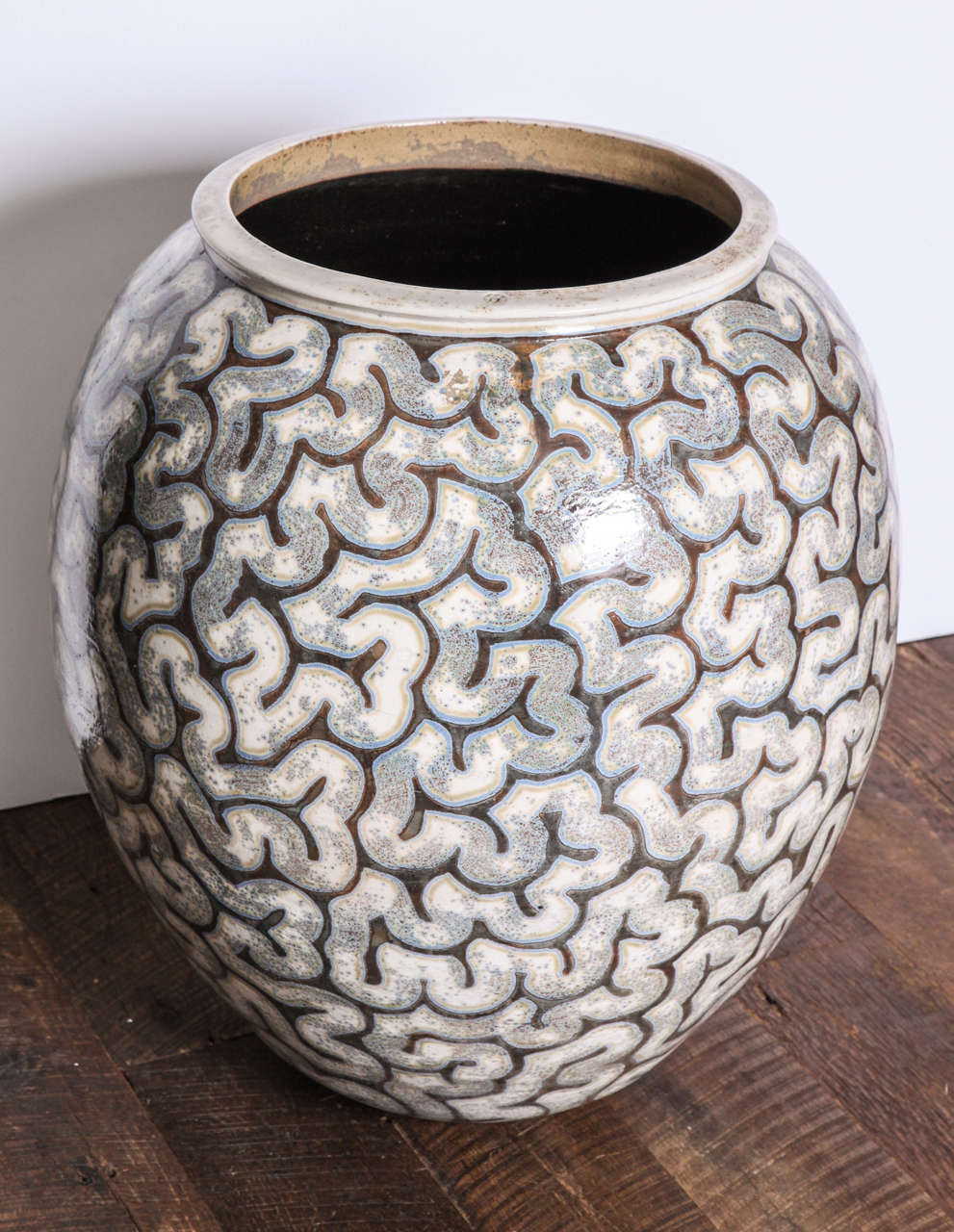Per Weiss, Contemporary Glazed Stoneware Urn, Denmark, 2013 1