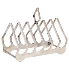 Art Deco Sterling Silver Toast Rack by Elkington