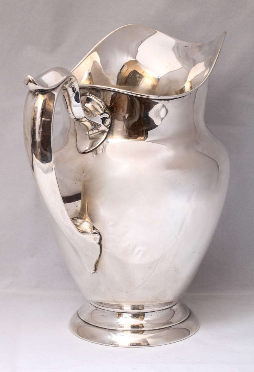 American Mid-Century Sterling Silver Pitcher