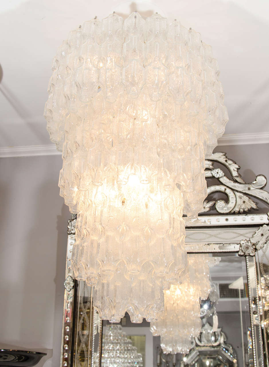 Unique vintage Italian chandelier.