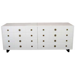 Tommi Parzinger 1940s American Hollywood Regency Commode or Chest of Drawers