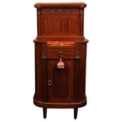 Marble top Mahogany Chevet
