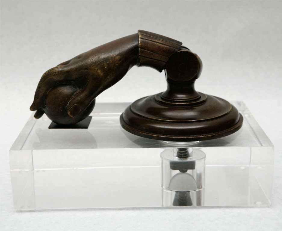 European Bronze Hand Door Knocker