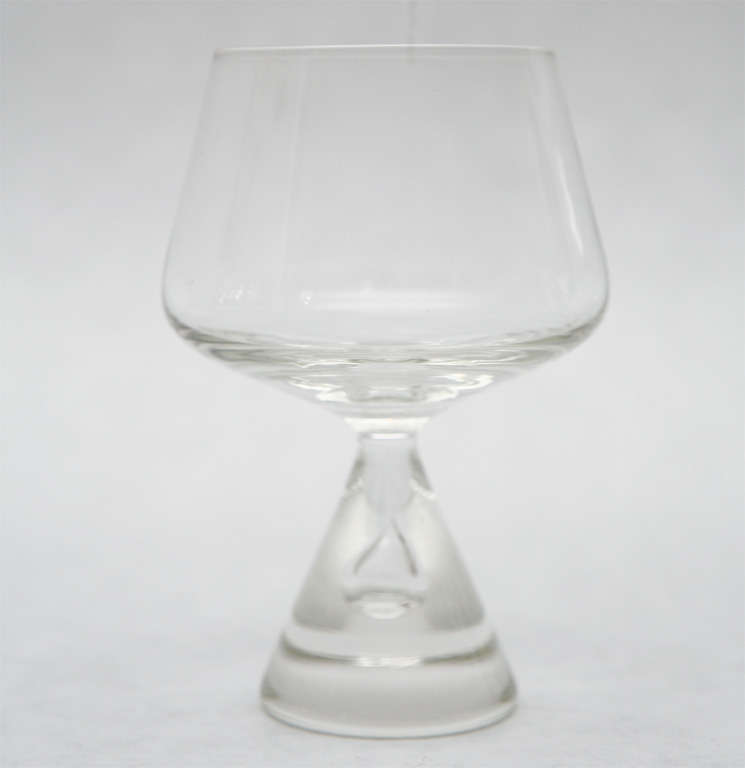 Crystal Teardrop Glassware