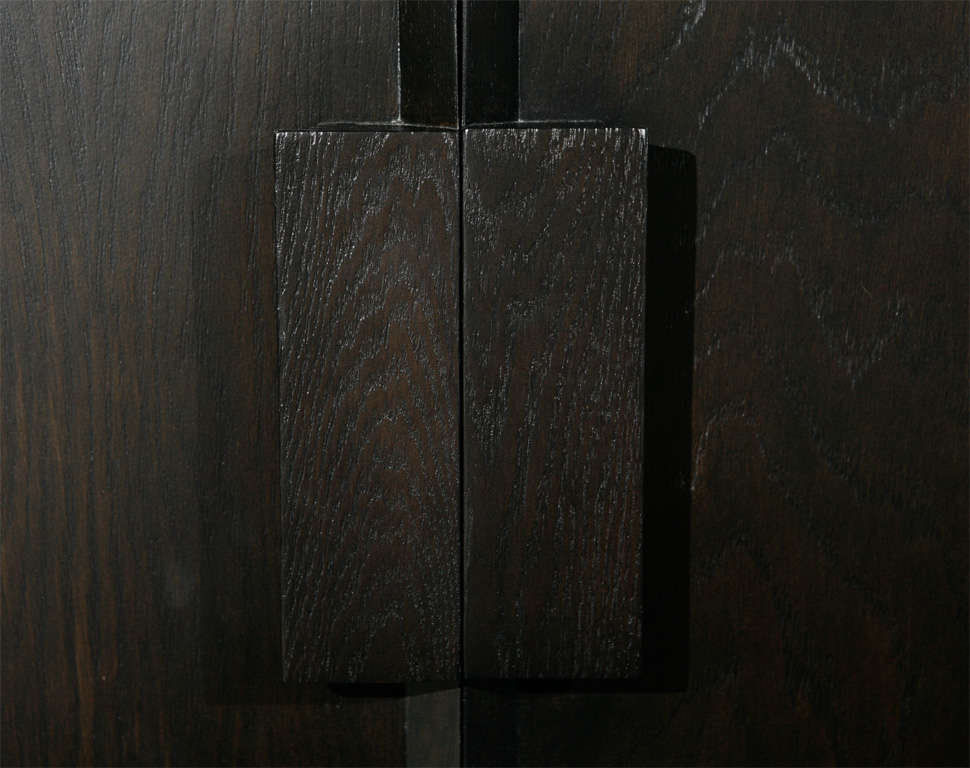 Mid-20th Century Ebonized Two-Door Cabinet by William Haines
