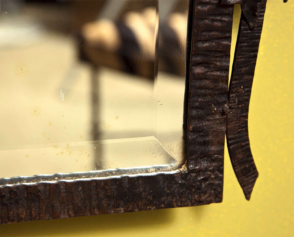 Black Iron Mirror at 1stDibs