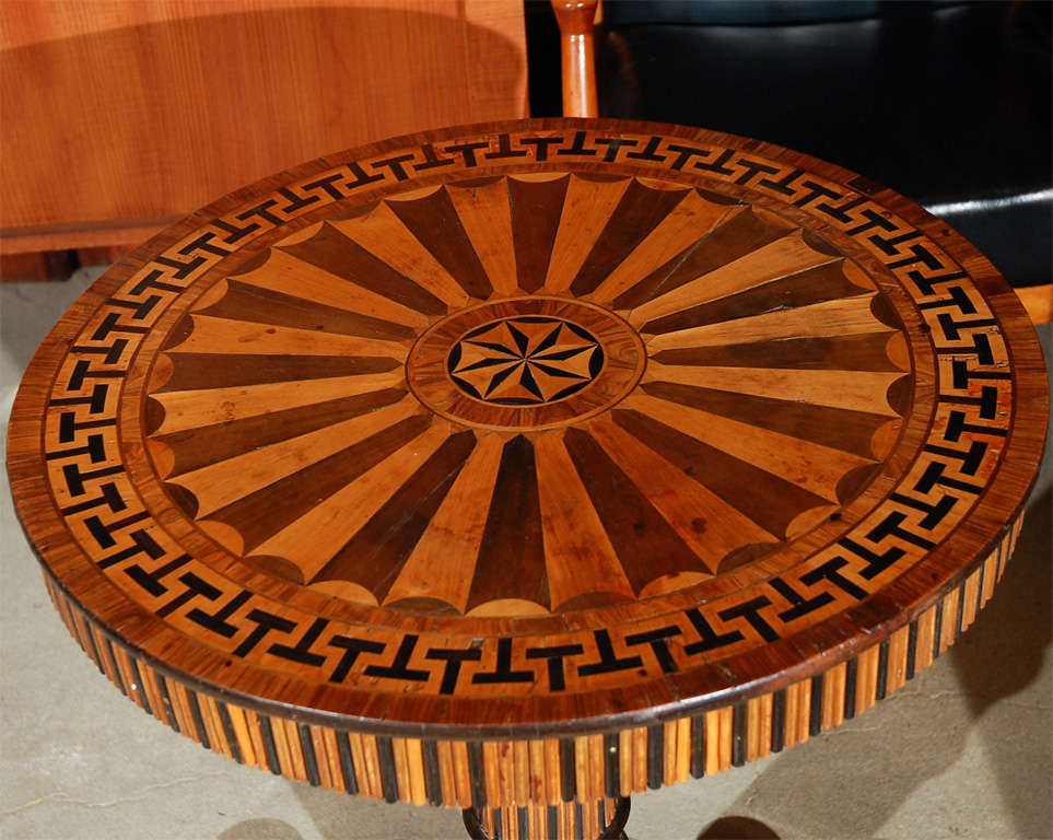 Neoclassical Pedestal Table