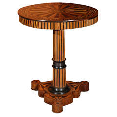 Neoclassical Pedestal Table