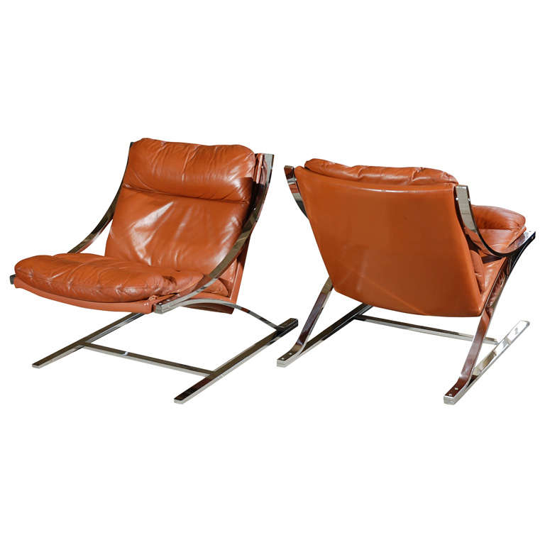 Paul Tuttle 'Zeta' Lounge Chairs