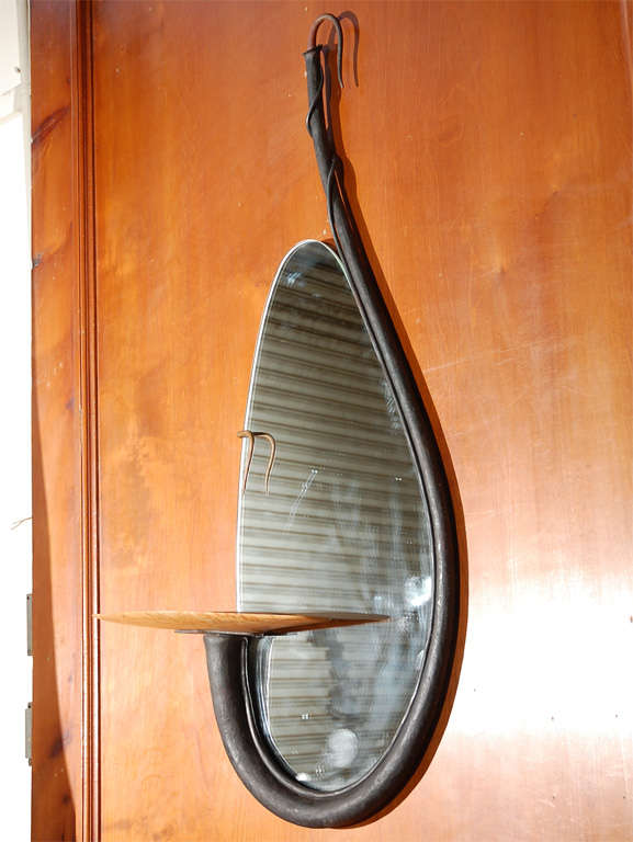 Late 20th Century Richard Sexstone Hanging Hall Mirror