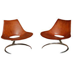 Pair of Scimitar Chairs
