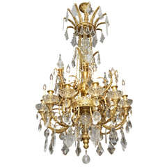 A Neo Classic Design Twelve Light Chandelier